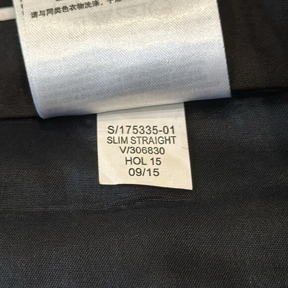 Banana Republic Women's Slim Straight Ankle Trouser Pant Black Size 12 Short - Picture 9 of 9